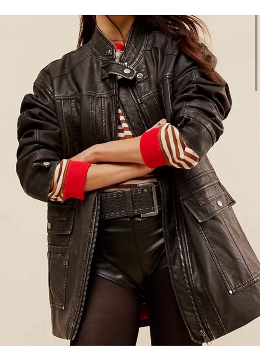 Free People All About That Moto Jacket NEW!